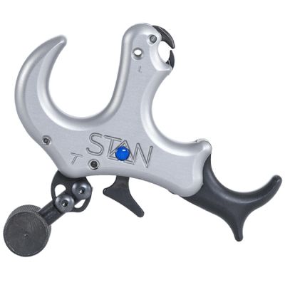 Stan OnneX Thumb Archery Release Modular Trigger Release with Zero Travel, Adjustable Tension, 3 & 4 Finger Options, Open Hook, Trainer Lock, Echo Grey, XL