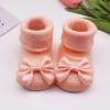 Ikevan Running Shoes for Children Children Kids Socks Soft Bottom Toddler Shoes Socks Bowkot Princess Socks (Orange, 0 Months) view 3