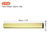 PATIKIL Relay Track Baton, 2 Pack Aluminum Alloy Tube Field Running Race Stick for Outdoor Athletics Sport Game Tool, Gold view 2