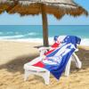 Northwest Philadelphia 76ers 30 x 60 inch Beach Towel, Puzzle Design view 2