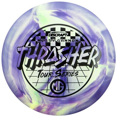 Discraft Limited Edition 2022 Tour Series Missy Gannon Swirl ESP Thrasher Distance Driver Golf Disc - 173-174g - Colors Will Vary