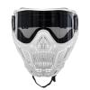 HK Army HSTL Skull Paintball Goggle/Airsoft Mask (White, Smoke) view 3
