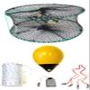 KUFA Sports Foldable Prawn Trap (Stretched Mesh Size:1-1/8") with 400' Rope, Yellow Float, Bait Bag & Harness Combo (PRN58+PBMH30Y) view 1