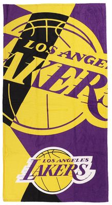 Northwest Los Angeles Lakers 30 x 60 inch Beach Towel, Puzzle Design
