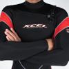 XCEL Mens Infiniti Solution 3/2mm Full Wetsuit - Black/Red | Small Tall view 3