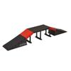 Elevate Outdoor Mini Skateboard Ramp 10-Piece Set with EZ-Link Setup & 20 Setup Options for Manual Tricks & Flips for Scooters & BMX Bikes, Orange view 3