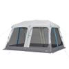 CORE 12x10' Lighted Instant Screen House | Folding and Portable Large Pop Up Canopy Shelter with LED Lights | Perfect for Family Camping, Outdoor, Picnic, Backyards, BBQ, Tailgate, Patio and Party view 1