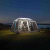 CORE 12x10' Lighted Instant Screen House | Folding and Portable Large Pop Up Canopy Shelter with LED Lights | Perfect for Family Camping, Outdoor, Picnic, Backyards, BBQ, Tailgate, Patio and Party view 2