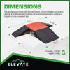 Elevate Outdoor Polypropylene Mini EZ-Link 6-Piece Skateboard Set with Slopes for Scooters, BMX Bikes and RC Cars - 600 lb. Maximum Weight Capacity view 4