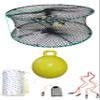 KUFA Sports Foldable Prawn Trap (Stretched Mesh Size:1-1/8") with 400' Rope, Yellow Float, Bait Bag & Harness Combo (PRN58+PBSH5) view 1