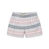 Hope & Henry Girls' Pleated Flannel Dress Short, 3, Gray and Rose Plaid view 1