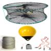 KUFA Sports Foldable Prawn Trap (Stretched Mesh Size:1-1/8") with 400' Rope, Yellow Float, Bait Bag & Harness Combo (PRN58+PBQH38Y) view 1