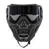 HK Army HSTL Skull Paintball Goggle/Airsoft Mask (Black, Smoke) view 2