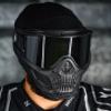 HK Army HSTL Skull Paintball Goggle/Airsoft Mask (Black, Smoke) view 4