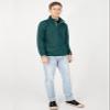 ZENTHACE Kids Boys Quilted Fleece Pullover Sweater Sweatshirt Jacket Long Sleeve Warm Fall Winter Jacket Ink Green S Size 5-6 view 3