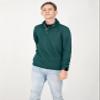 ZENTHACE Kids Boys Quilted Fleece Pullover Sweater Sweatshirt Jacket Long Sleeve Warm Fall Winter Jacket Ink Green S Size 5-6 view 4