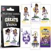 Masterpieces NFL Minnesota Vikings Playing Cards, Officially Licensed All Time Greats Deck, Premium Team Collectible Game Night Poker Play, MN Vikings Gifts Fans and Collectors, Tailgate Entertainment view 3