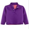 ZENTHACE Kids Girls Quilted Fleece Pullover Sweater Sweatshirt Jacket Long Sleeve Warm Fall Winter Jacket Purple M Size 7-8 view 1