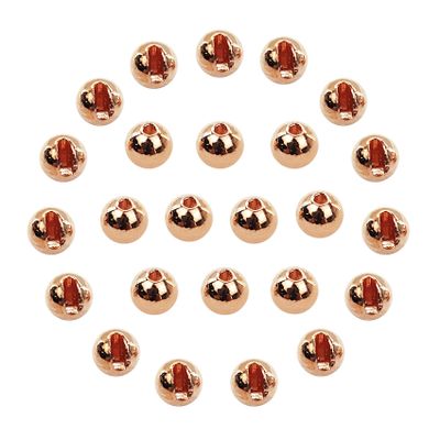 EUPHENG 25 PC Slotted Tungsten Beads Fly Tying Beads Head for Nymph Fishing Materials 12 Colors / 5 Sizes