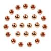 EUPHENG 25 PC Slotted Tungsten Beads Fly Tying Beads Head for Nymph Fishing Materials 12 Colors / 5 Sizes view 1