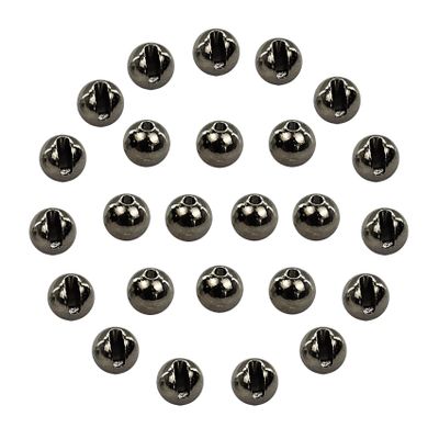 EUPHENG 25 PC Slotted Tungsten Beads Fly Tying Beads Head for Nymph Fishing Materials 12 Colors / 5 Sizes