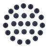 EUPHENG 25 PC Slotted Tungsten Beads Fly Tying Beads Head for Nymph Fishing Materials 12 Colors / 5 Sizes view 1