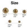 EUPHENG 25 PC Slotted Tungsten Beads Fly Tying Beads Head for Nymph Fishing Materials 12 Colors / 5 Sizes view 3