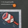 A. Anbrose Pickleball Paddle, Capitan Pro Series | Elongated Paddle Shape | USAPA Approved | Comfort Cushion Grip | Fiberglass Face | Polypropylene Honeycomb Core | Lightweight | Fabric Paddle Cover. view 3