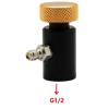 NP Outdoor Guy Paintball CO2 Adapter Fill Station Remote On/Off ASA G1/2 Threaded Adapter with 8mm Quick disconnector view 3