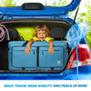 Bago Big XXL Foldable Duffel Bags for Traveling Women & Men - 140L Packable Duffle Bag for Travel with Shoe Compartment - Water Repellant, Heavy Duty, Lightweight Folding & Collapsible (SnowBlue) view 2