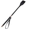 OBTANIM 18 Inch Riding Crop PU Leather Horse Whip Crop for Equestrian Horses (Style A, Gold) view 1