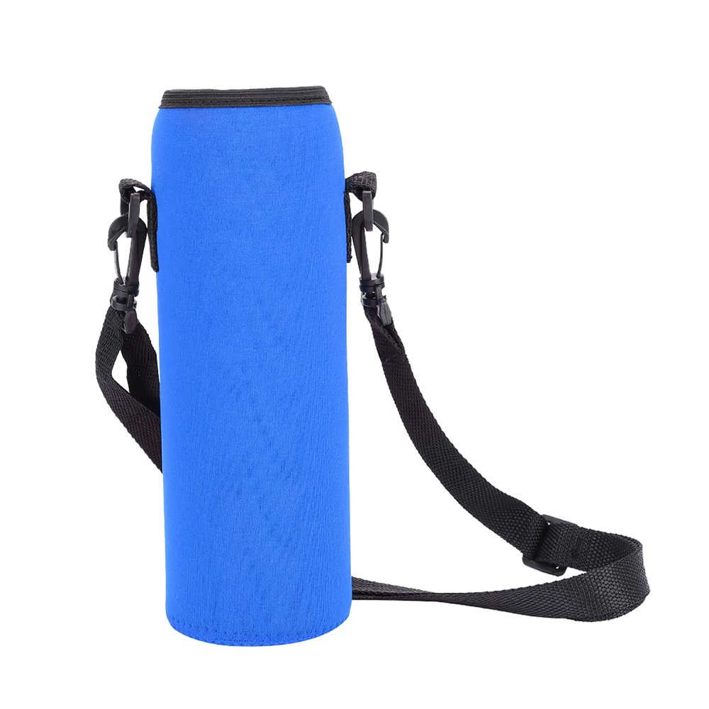 Water Bottle Carrier , Insulated Water Bottle Holder Bag Case Pouch Cover 1L adjust Shoulder Strap , Travel Water Bottle Bag (Blue) , Water Bottle Holder Case Bag Sleeve slinger Carrier , Insulated