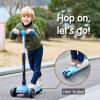 LOL-FUN Toddler Scooter for Kids Ages 3-12 Years Old Boy Girl - Bundle Blue & Yellow view 4