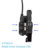 DJC 4 Pistons Hydraulic Brake Caliper MTB with Bike Floating Rotor Disc 160mm Left Front Right Rear Oil Brake HB876 (1# Black and Rotor Pair) view 2