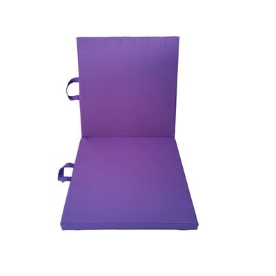 Agility Training Cone Bi-Fold PU Gymnastics Tumbling Mat, Waterproof and Non-Slip, Easy to Carry for Dancing, Martial Arts Practice, Sit-ups (Color : Purple, Size : 100x50x5cm)