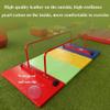Agility Training Cone 5cm Thick Four-fold Folding Gymnastics Tumbling Mat, for Dance, Martial Arts Practice, Sit-ups, Exercise Mat with Handle (Size : 240x120x5cm) view 3