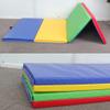 Agility Training Cone 5cm Thick Four-fold Folding Gymnastics Tumbling Mat, for Dance, Martial Arts Practice, Sit-ups, Exercise Mat with Handle (Size : 240x120x5cm) view 4