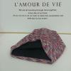 Womens and Mens Double Layer Thick Warm Pullover Hat Confinement Hat Check Ear Guard Hat Hat Chin Strap Purple view 3