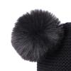 Boys Glove Hat Girls Kids Warm Winter with Mittens and Baby Two-Piece Set Baseball Caps Fastskin3 Cap Black view 3