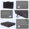 Agility Training Cone Tri-fold Folding PU Gymnastic Exercise Mat, 5cm Thick Home Gym Fitness Mat, 180x60cm (Color : Gray, Size : 180x60x5cm) view 4