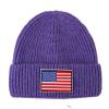 2021 Outdoor Hat Winter Adult Neutral Hat Keep Warm Hats Decorate Knitted Woolen Hat Soft Dress Hats for Women Purple view 1