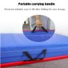 Agility Training Cone 120x60cm Bi-fold Folding PU Gymnastics Mat, Home Gym Exercise Mat, for Dancing, Practicing Martial Arts, Yoga Mat (Color : Blue, Size : 120x60x5cm) view 2