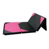 Agility Training Cone Two-Color Stitching Gymnastics Tumbling Mat, Four-fold Folding Sports Fitness Mat, Waterproof and Non-Slip Easy to Carry (Size : 300x120x5cm) view 1