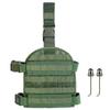 TAFTACFR Tactical Heavy Duty Mesh MOLLE Drop Leg Platform Universal Drop Leg Panel with Adjustable Belt & Thigh Straps (Ranger Green) view 1