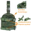 TAFTACFR Tactical Heavy Duty Mesh MOLLE Drop Leg Platform Universal Drop Leg Panel with Adjustable Belt & Thigh Straps (Ranger Green) view 3