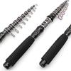 1.5m Ultra Short Carbon Telescopic Fishing Rod Fast Action Ultralight Carp Surf Spinning Rod Pocket Travel Pole view 4