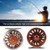 Alomejor Fly Fishing Reel, Efficient Braking Smooth Performance, Fly Reel, 3 Bearings Adjustable CNC Precision Forged for Outdoor Fishing Enthusiasts Freshwater Streams view 4