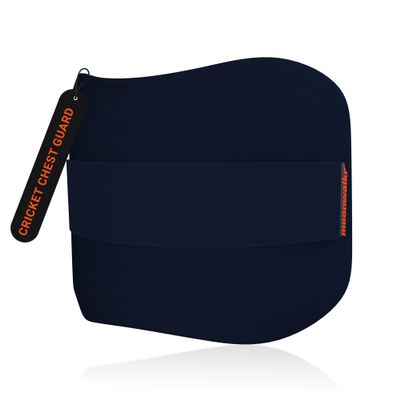moonwalkr Cricket Chest Guard Protective Gear for Batters (5'4" - 6'6") Lightweight Cricket Equipment Maximum Protection Durable Chest Guard for Players (Blue, Adult)