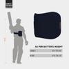 moonwalkr Cricket Chest Guard Protective Gear for Batters (5'4" - 6'6") Lightweight Cricket Equipment Maximum Protection Durable Chest Guard for Players (Blue, Adult) view 3