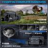 True WiFi Night Vision Monocular Support Smartphone iOS/Android 32G Super HD in Full Darkness Clearly Infrared Camera Telescope 12MP Photo Video Night Watching 5X Digital Zoom Night Vision Binocular view 4